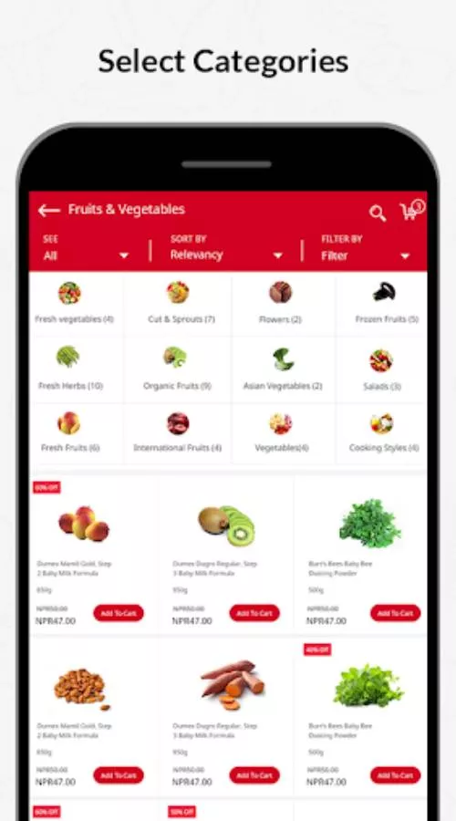 Hamro Basket - Grocery Ordering and Delivery Application screenshot 3